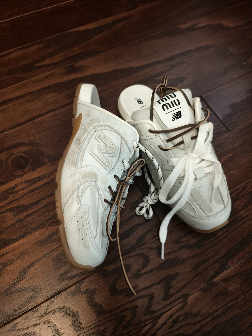 Miu Miu / New Balance Collab Open Back Sneakers